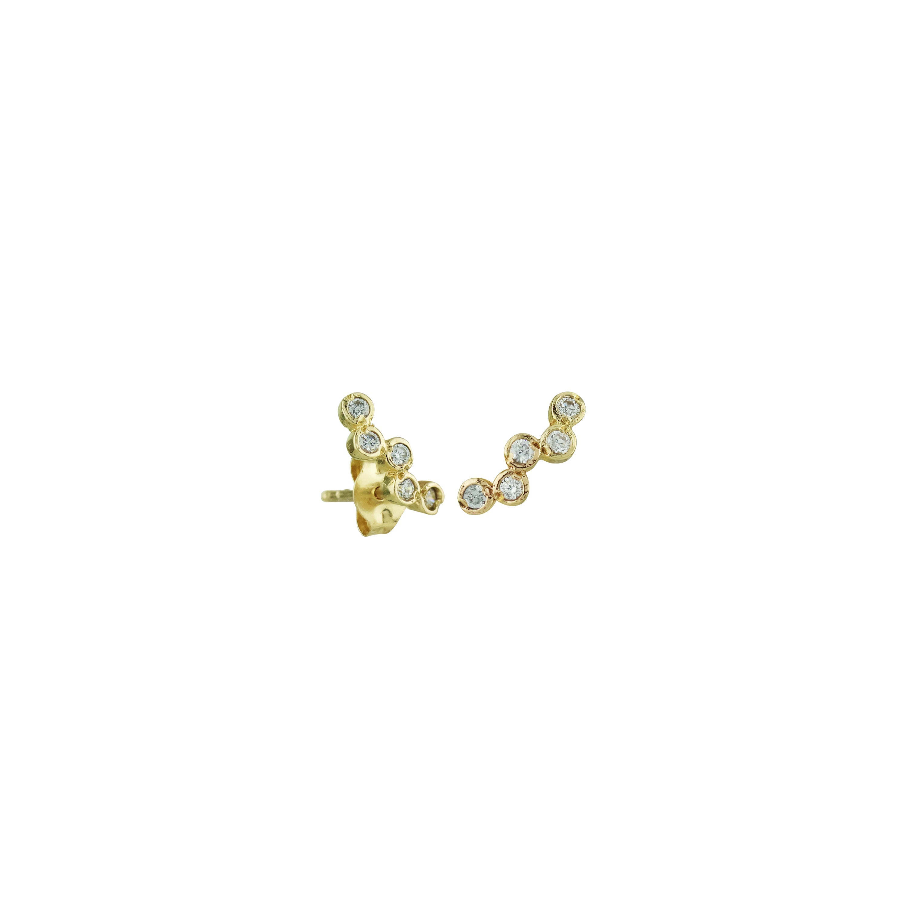 Glitter Pop Gold Earrings
