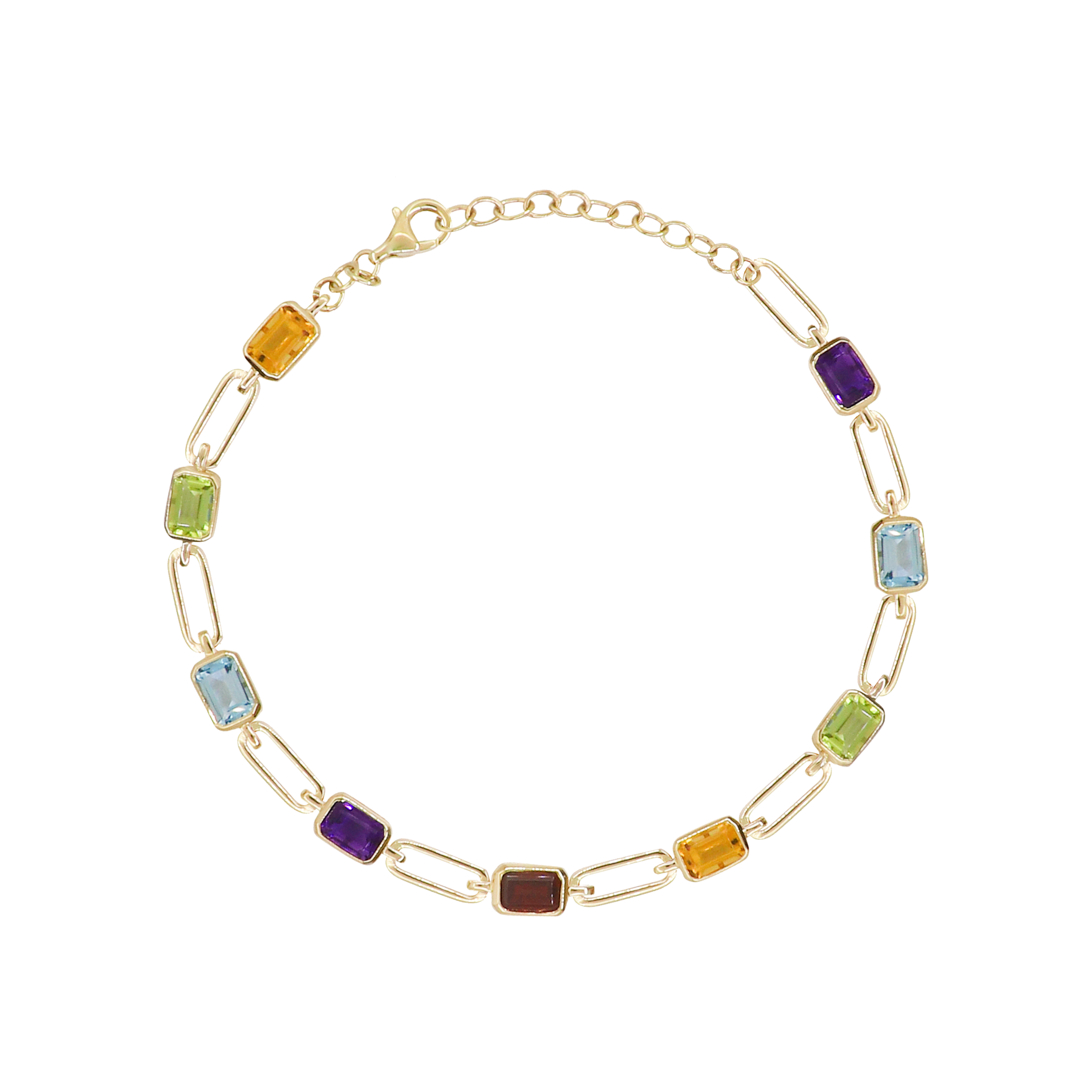 In Living Color Gemstone Bracelet