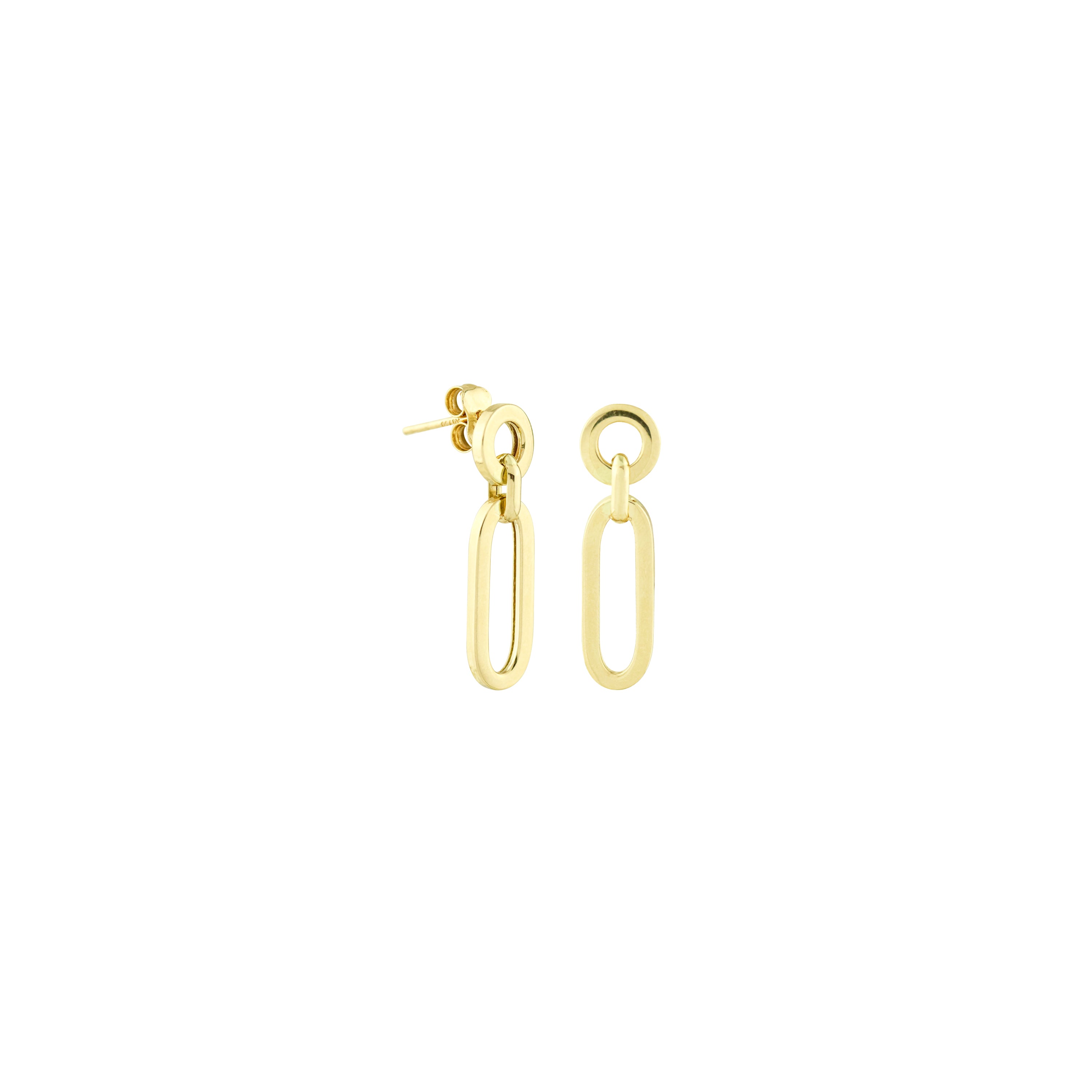 Geometric Glam Gold Dangling Earrings