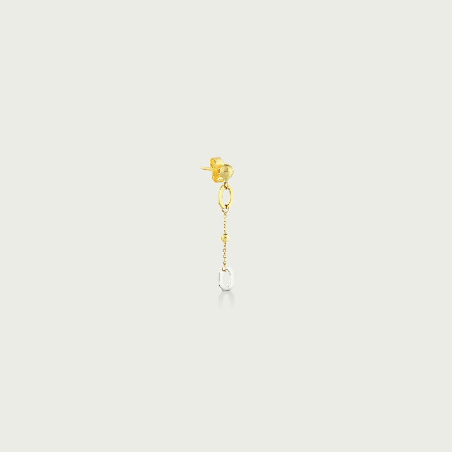 Geometric Chic Gold Dangling Earrings