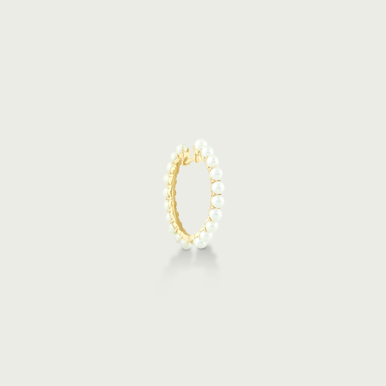Ocean Muse Pearl Hoop Earrings