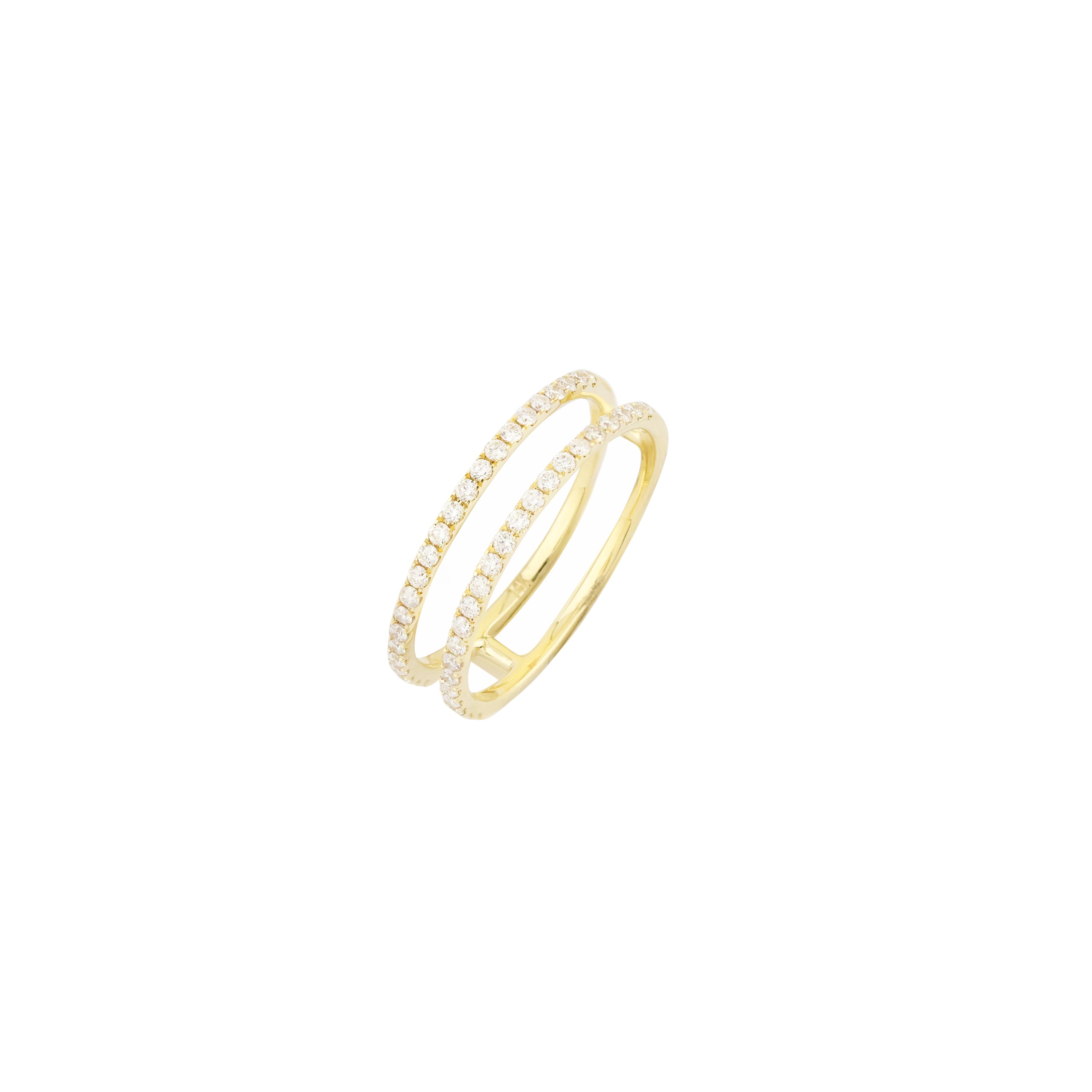 Diamond Duo Gold Ring