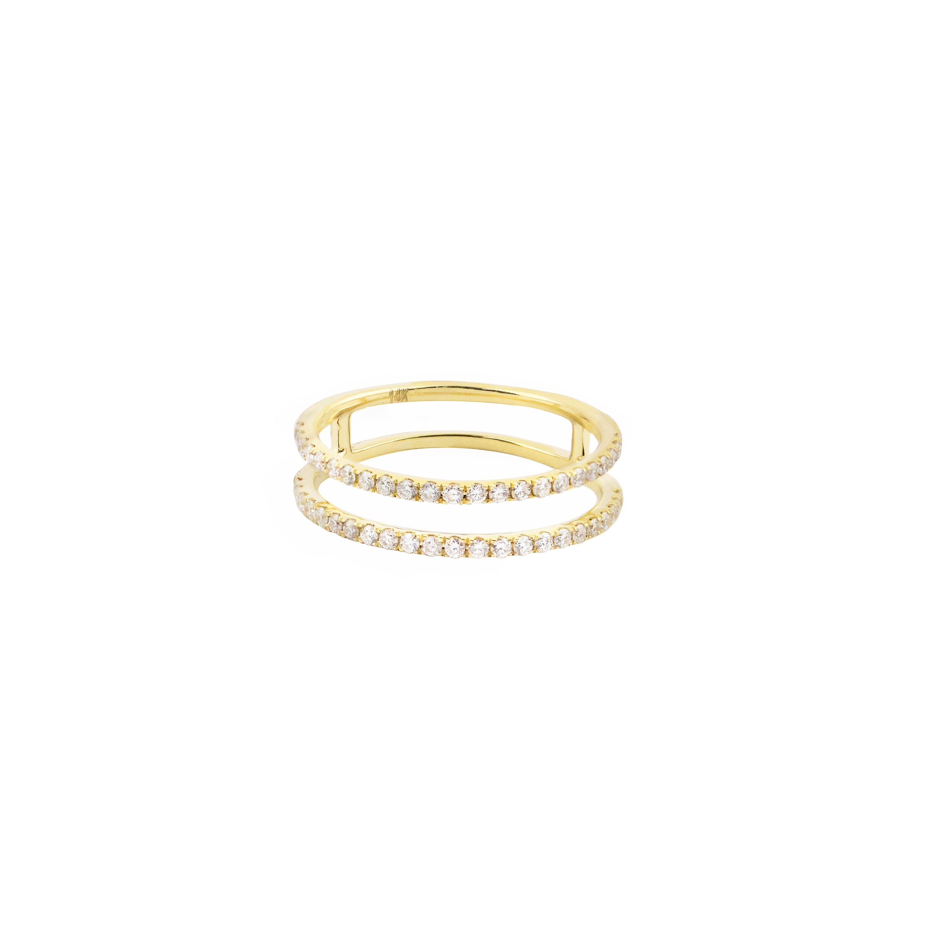 Diamond Duo Gold Ring