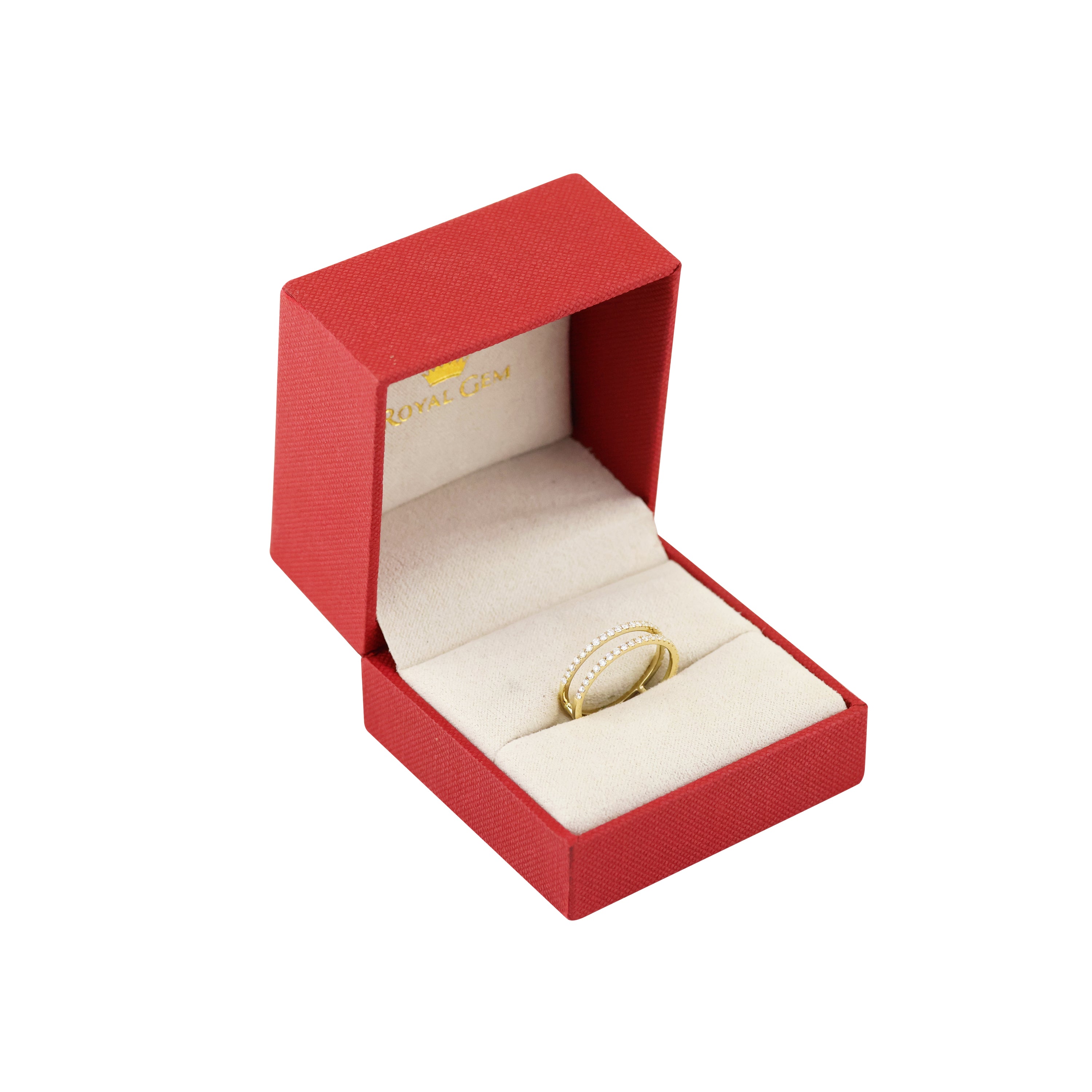 Diamond Duo Gold Ring