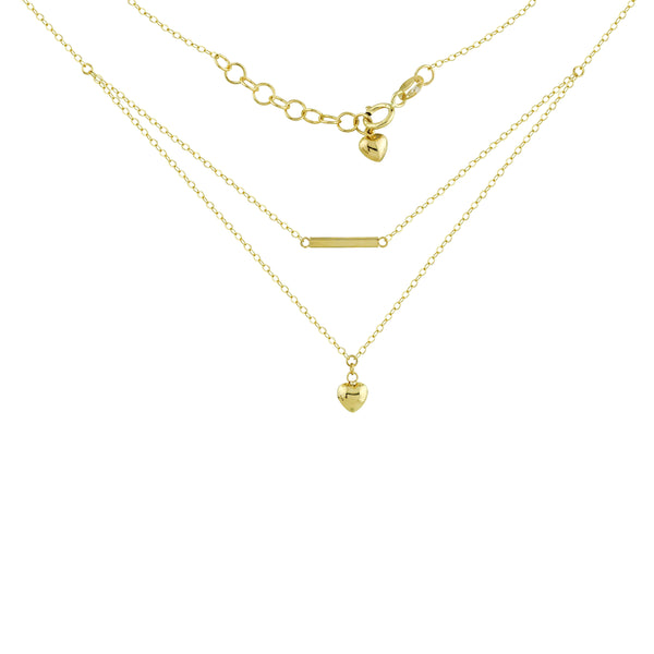 Lover's Embrace Lariat Necklace