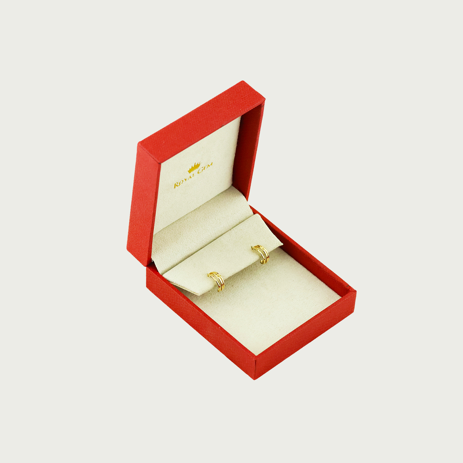 Power Trio Gold Hoop Earrings