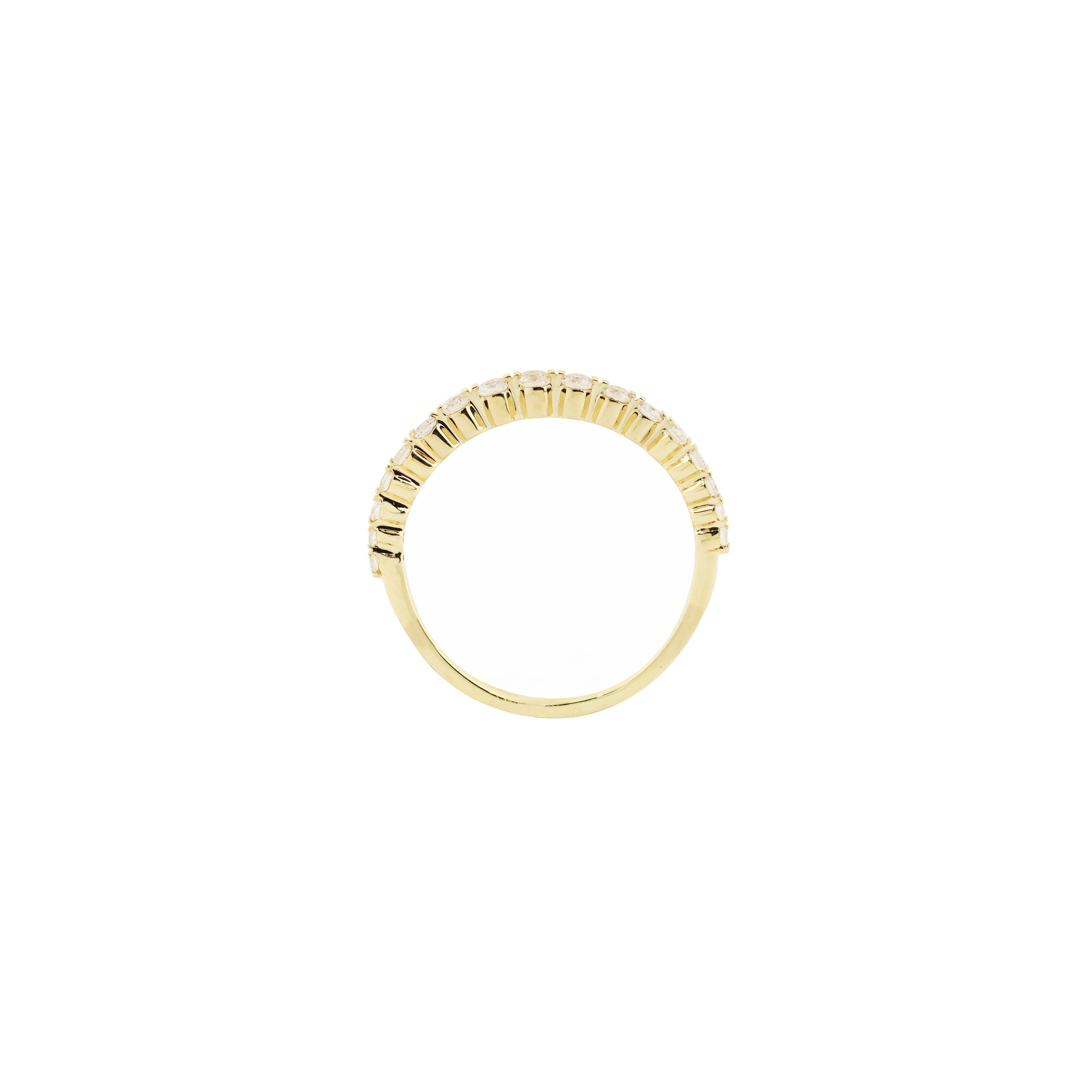 Celestial Diamond Half Eternity Ring