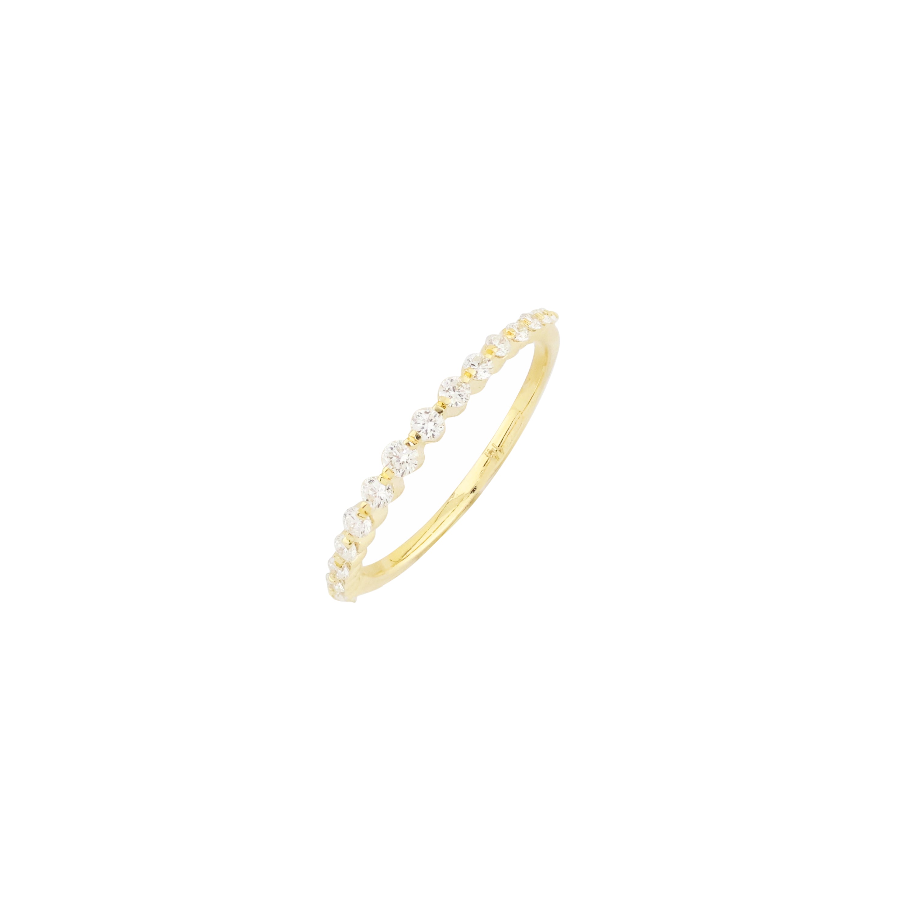 Celestial Diamond Half Eternity Ring