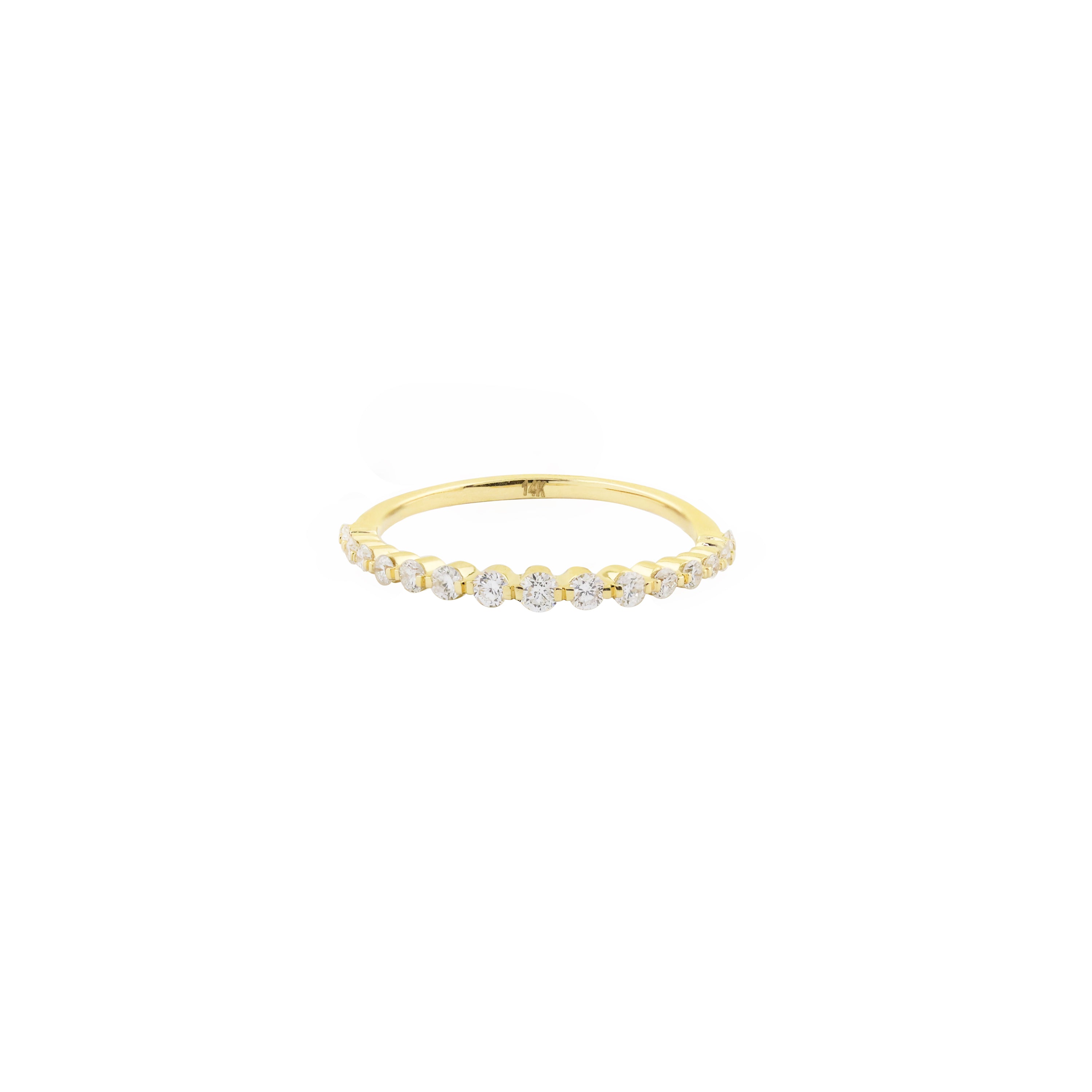 Celestial Diamond Half Eternity Ring