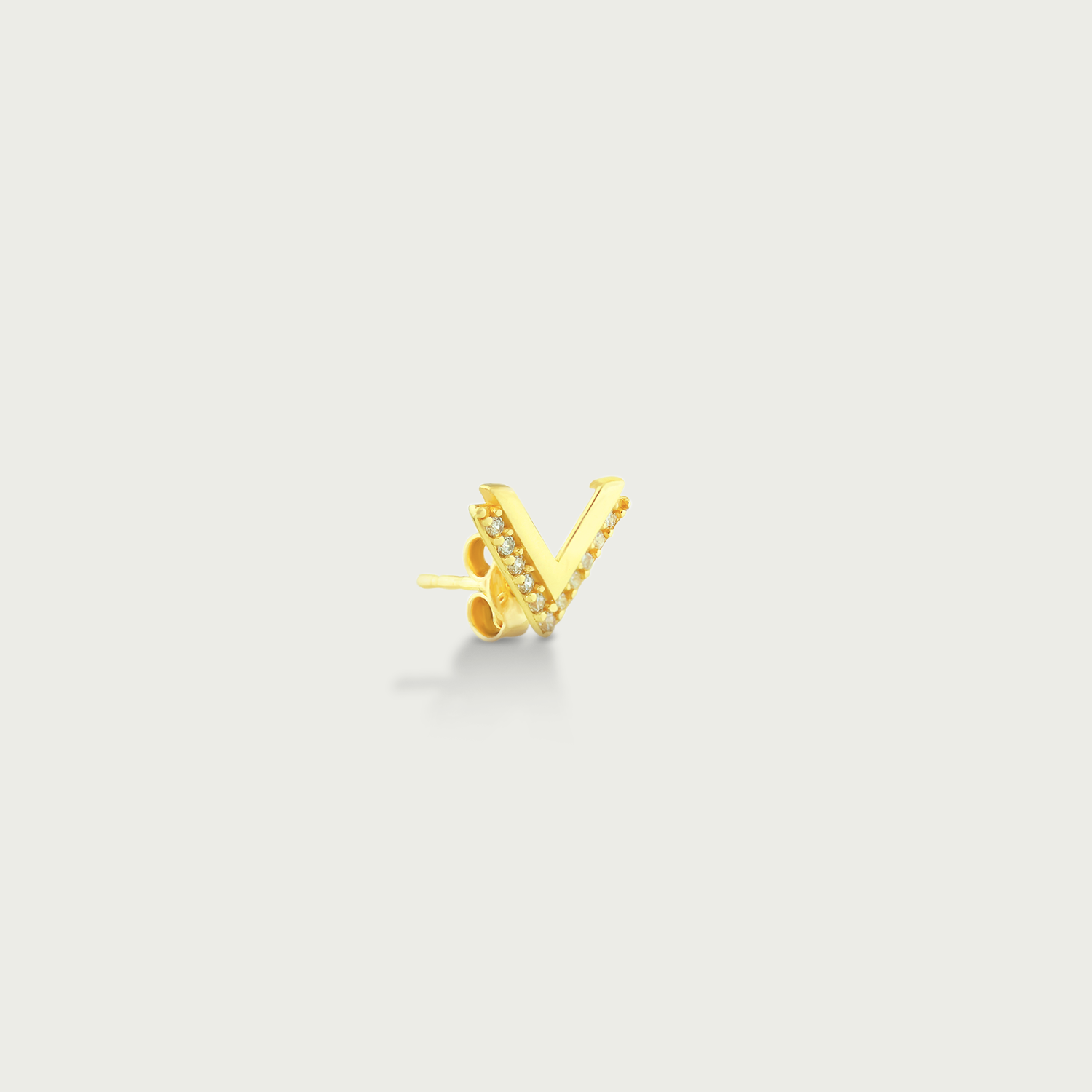 Clock-Out Chic Glam Gold Stud Earrings