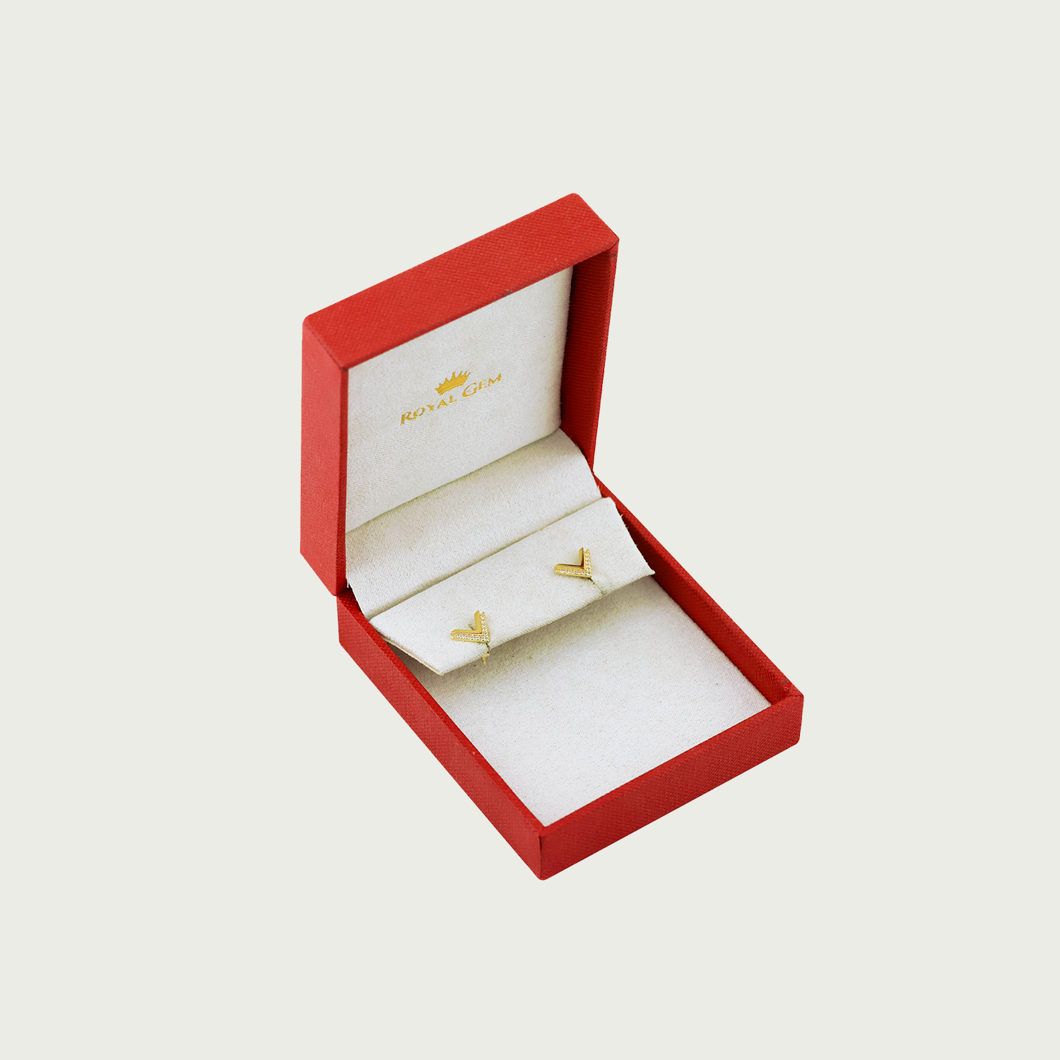 Clock-Out Chic Glam Gold Stud Earrings