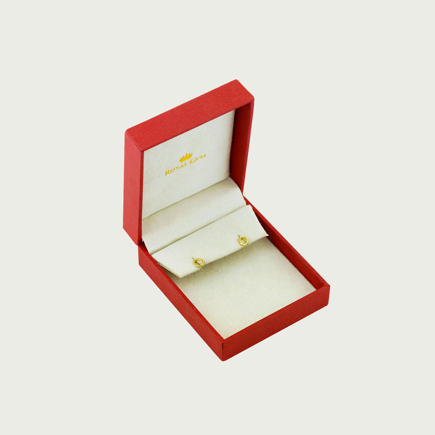 Clock-Out Chic Oval Gold Stud Earrings