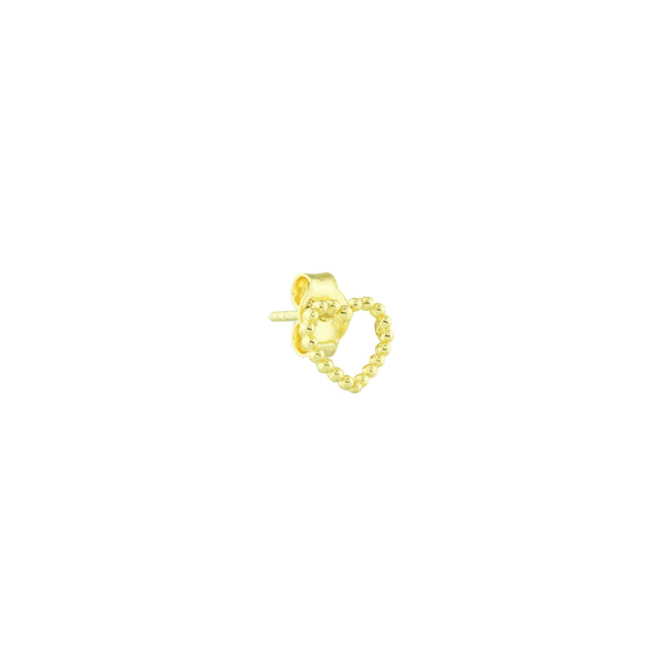 Golden Love Stud Earrings