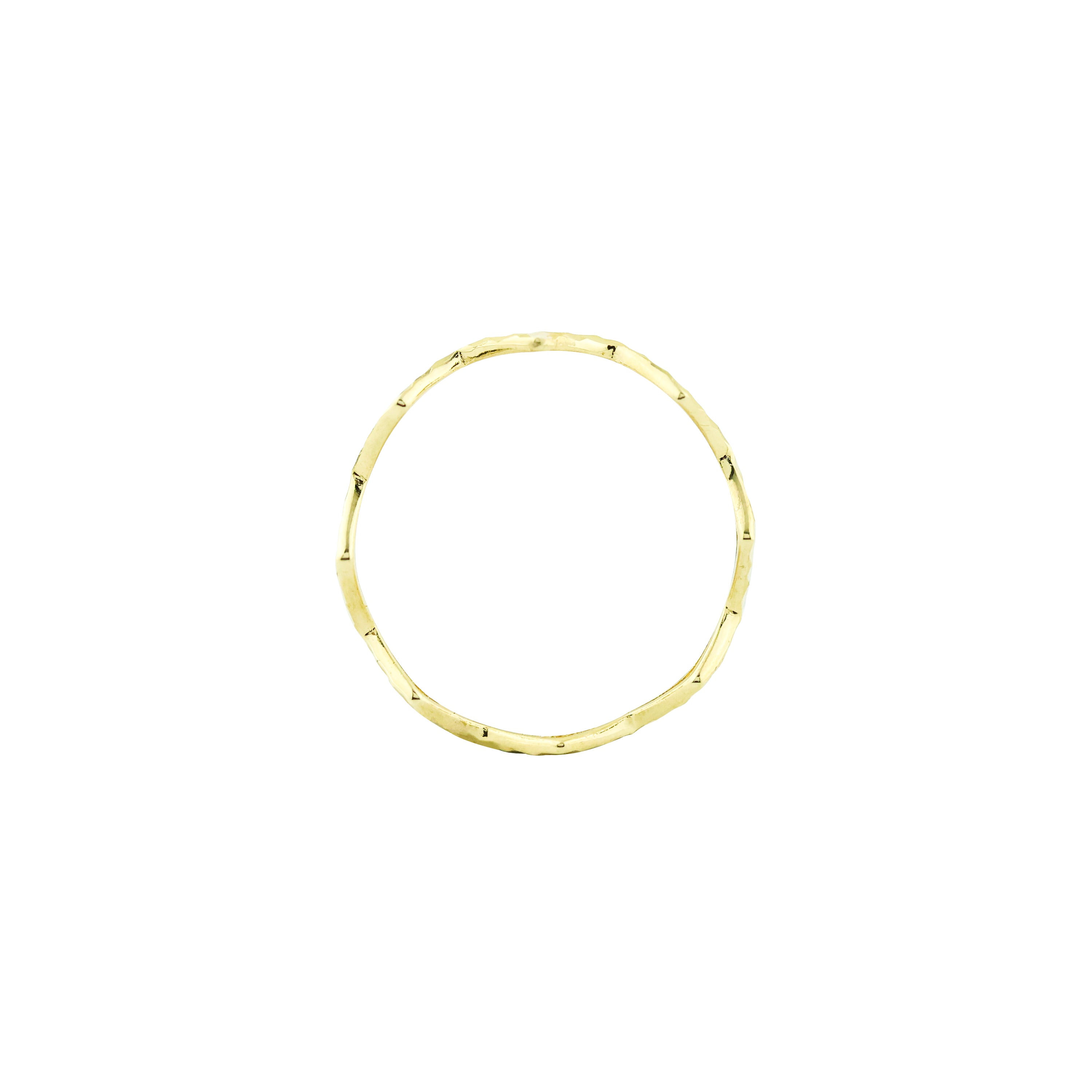 Clock-Out Chic Zigzag Gold Ring