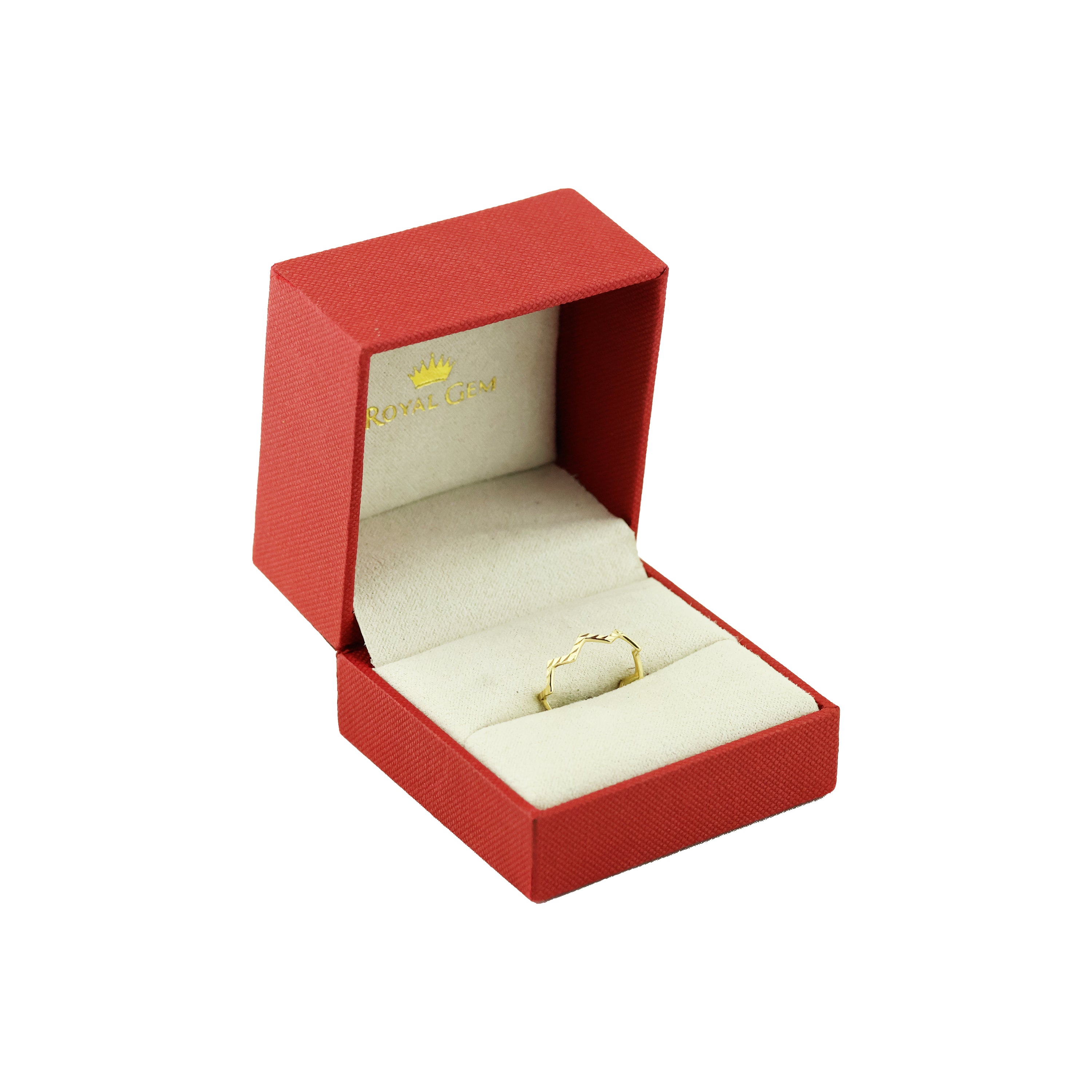 Clock-Out Chic Zigzag Gold Ring