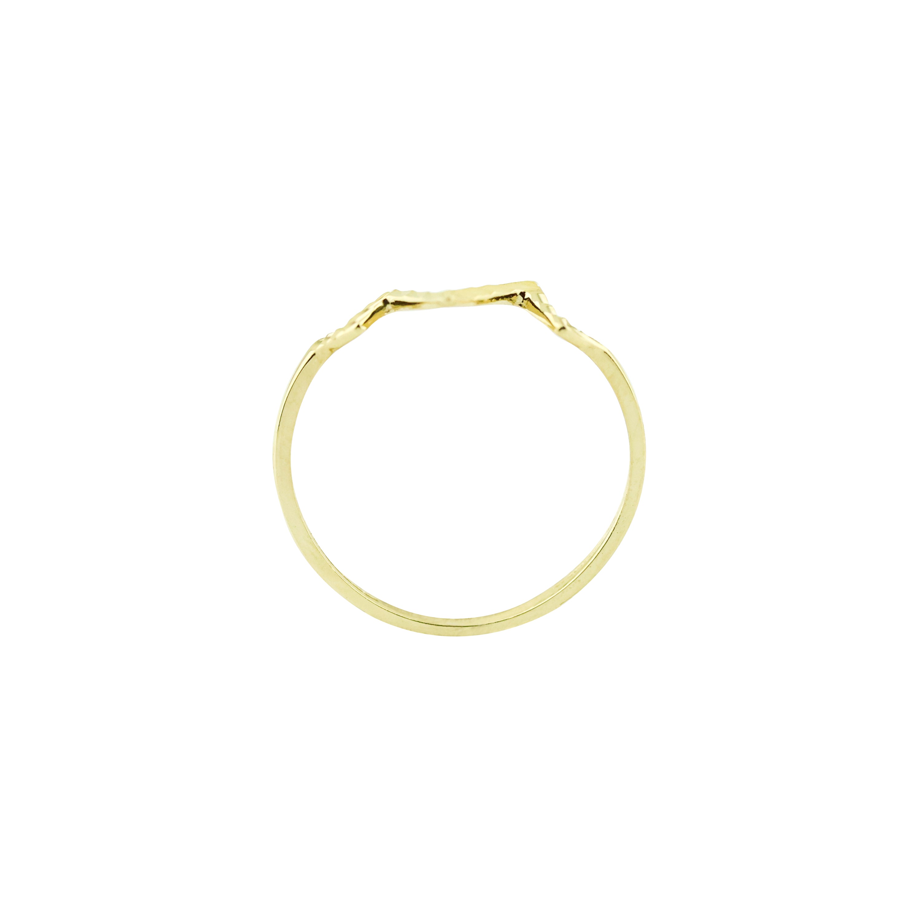 Clock-Out Chic Lifeline Gold Ring