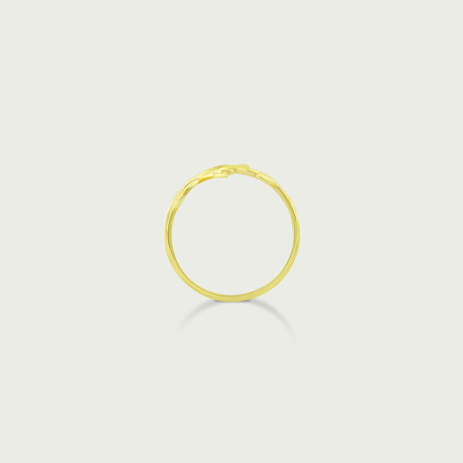 Fern Finesse Gold Ring