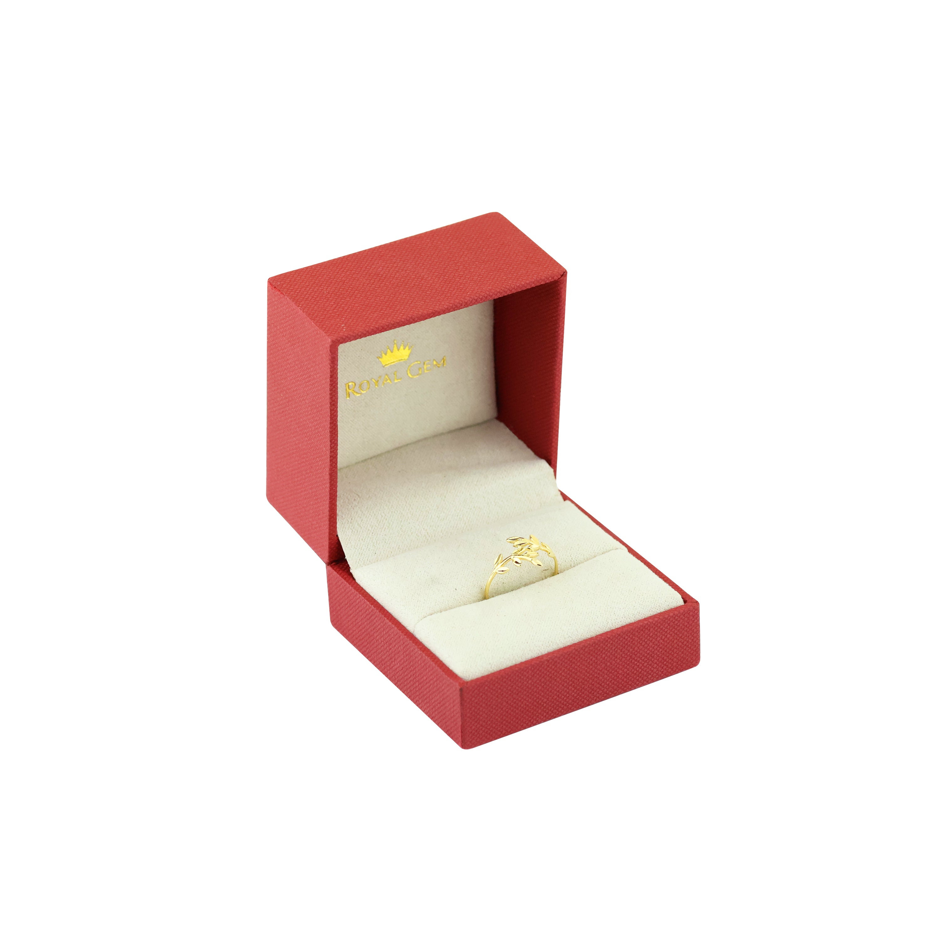 Fern Finesse Gold Ring
