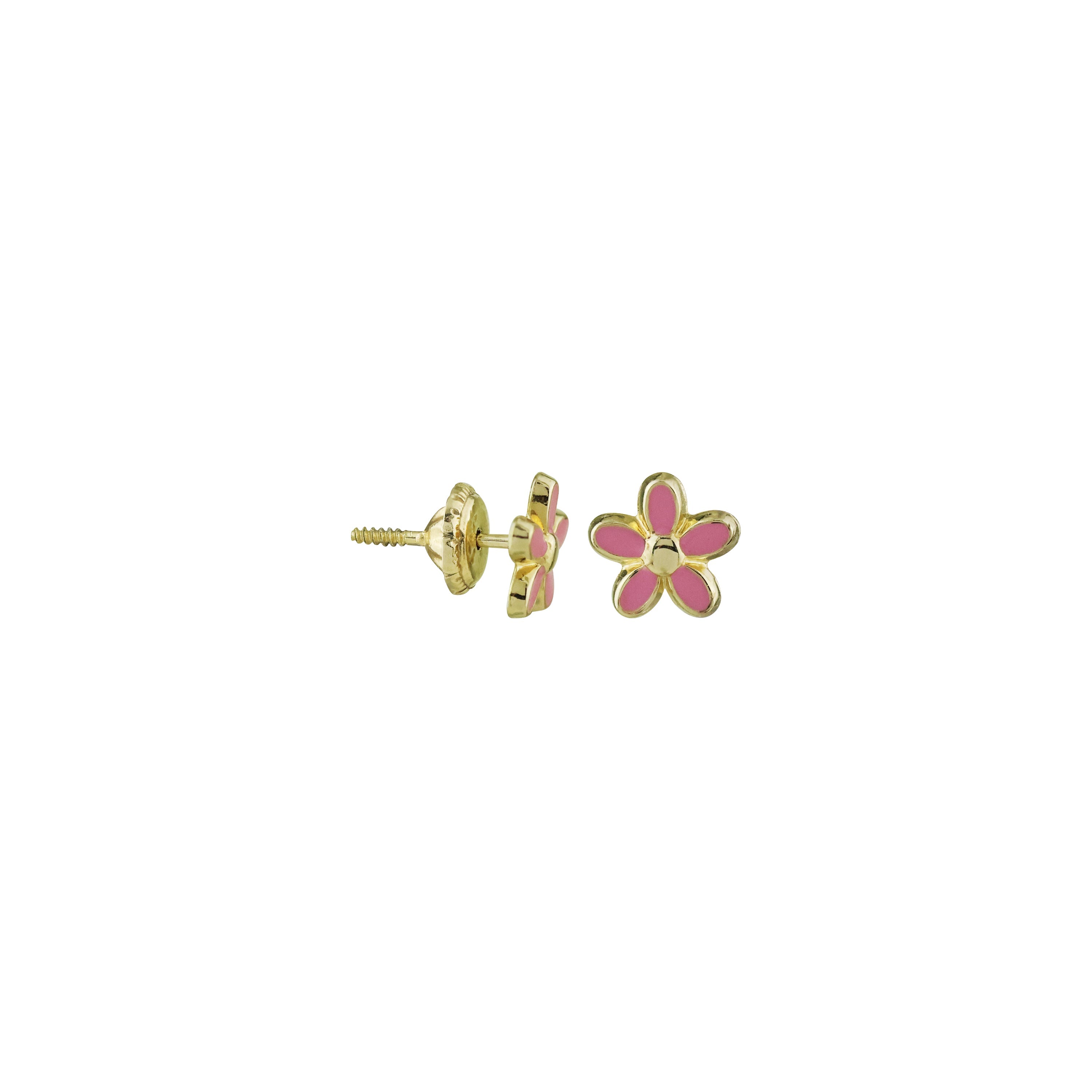 Little Missy Gold Screw Earrings