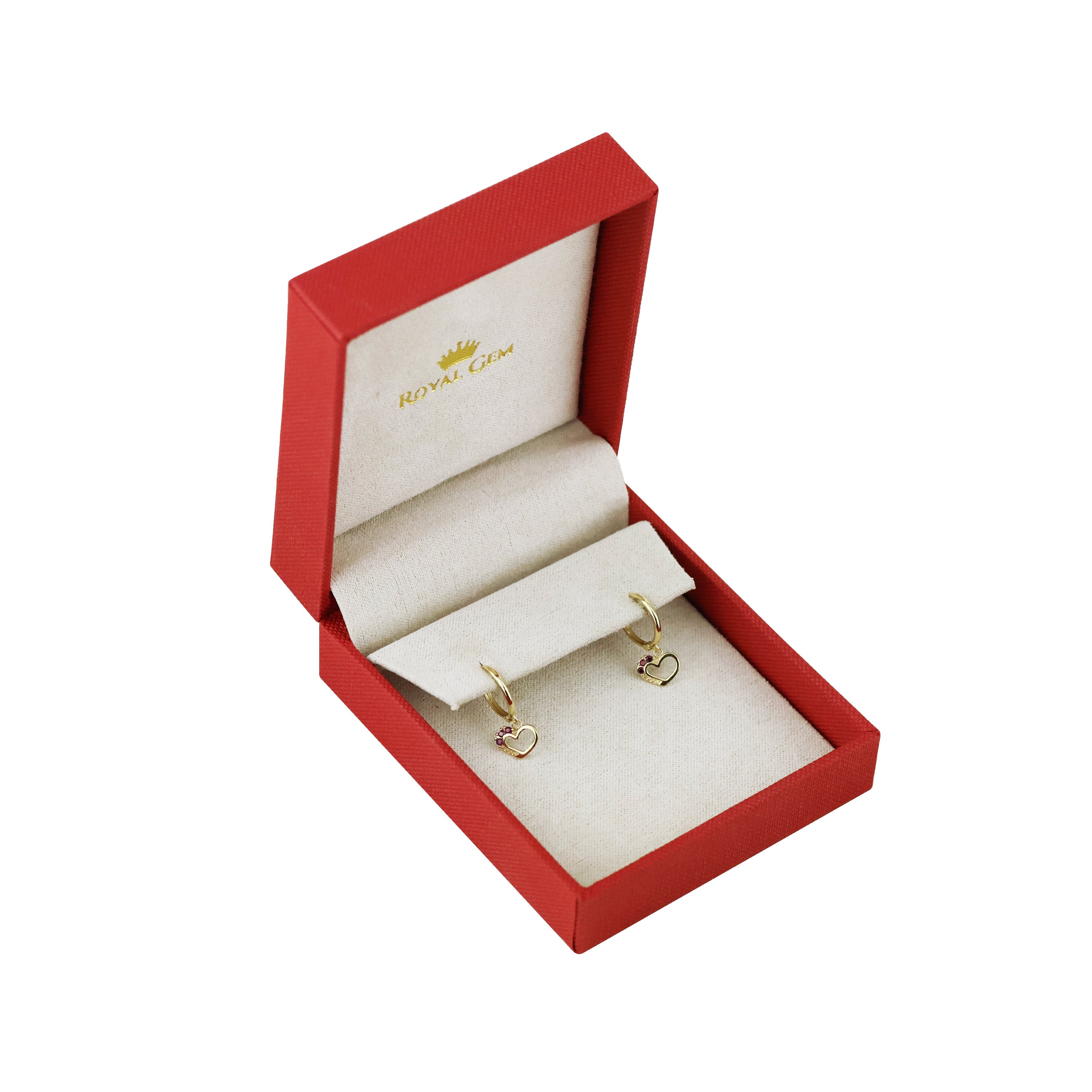 Love Note Gold Hoop Earrings