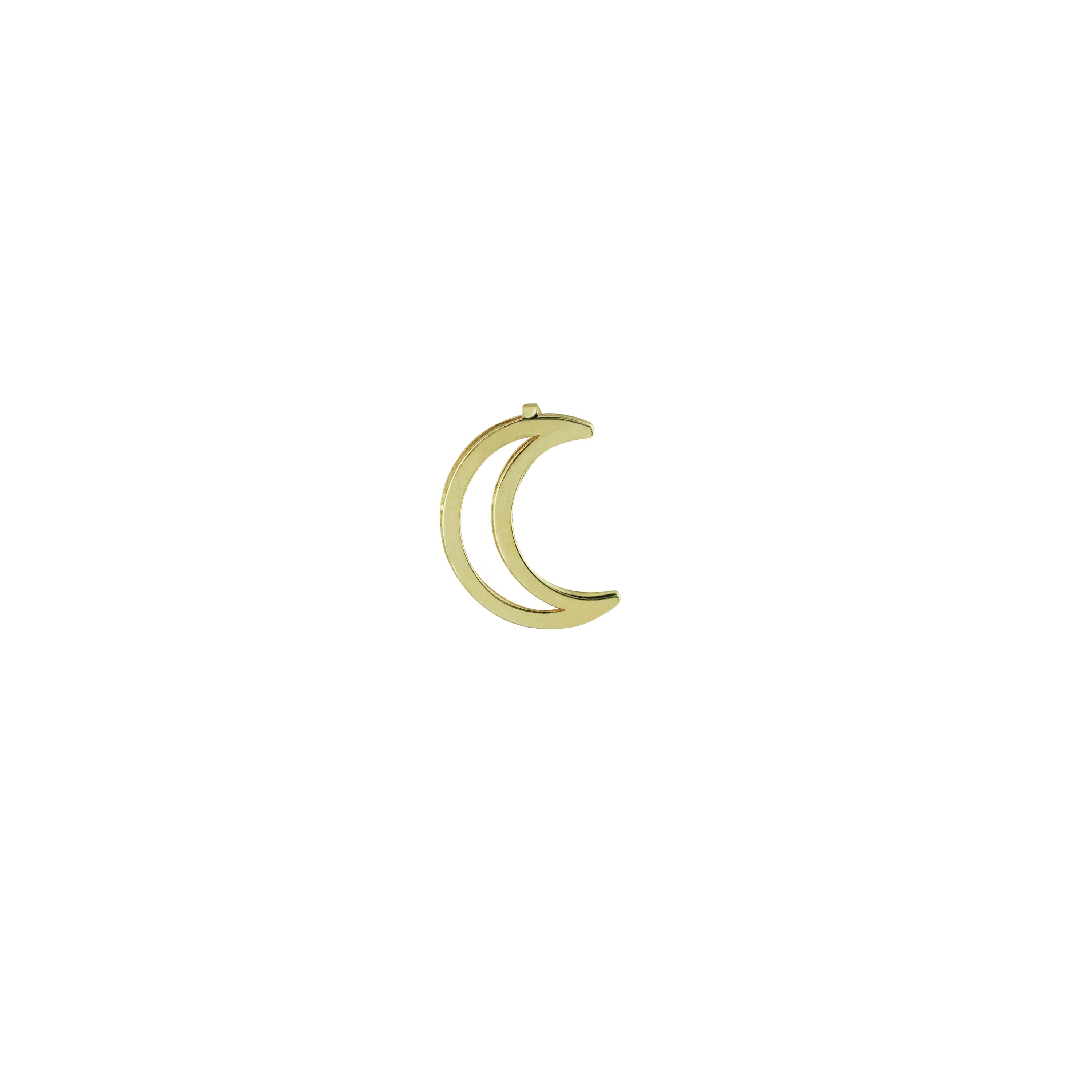 Once in a Blue Moon Gold Pendant