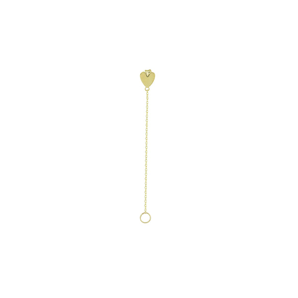 Shape of Love Piercing Earring