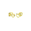 Sweetheart Stud Earrings