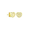 Sweetheart Stud Earrings