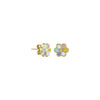 Little Missy Rainbow Flower Stud Earrings