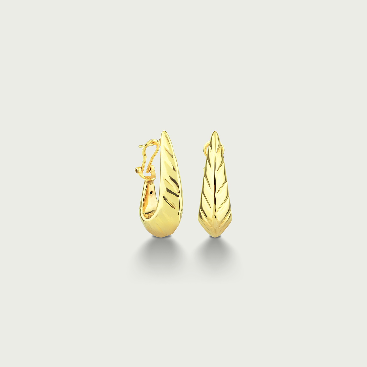 Set to Go Gold Hoop Earrings