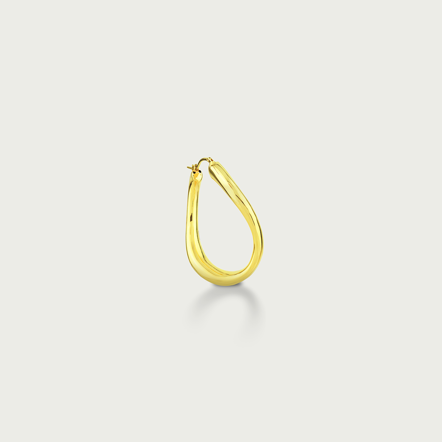 The Twist Edit Gold Hoop Earrings