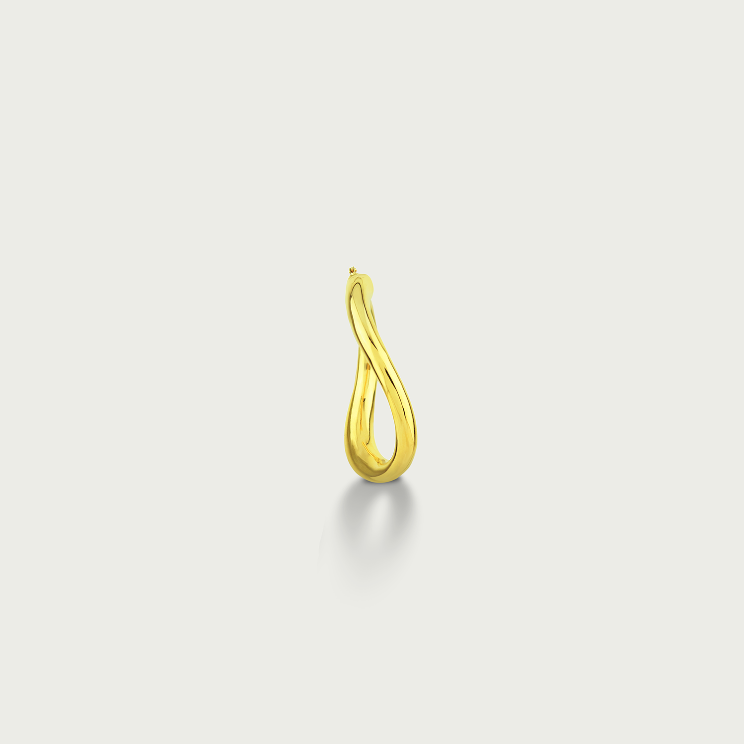 The Twist Edit Gold Hoop Earrings