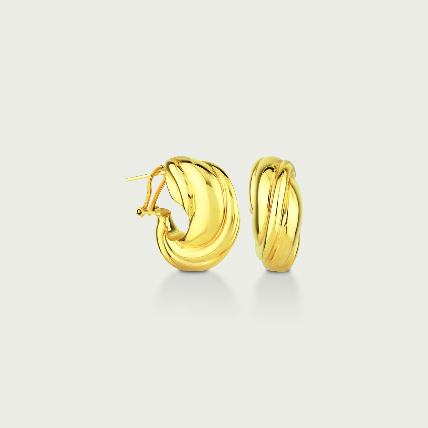 On Repeat Gold Hoop Earrings