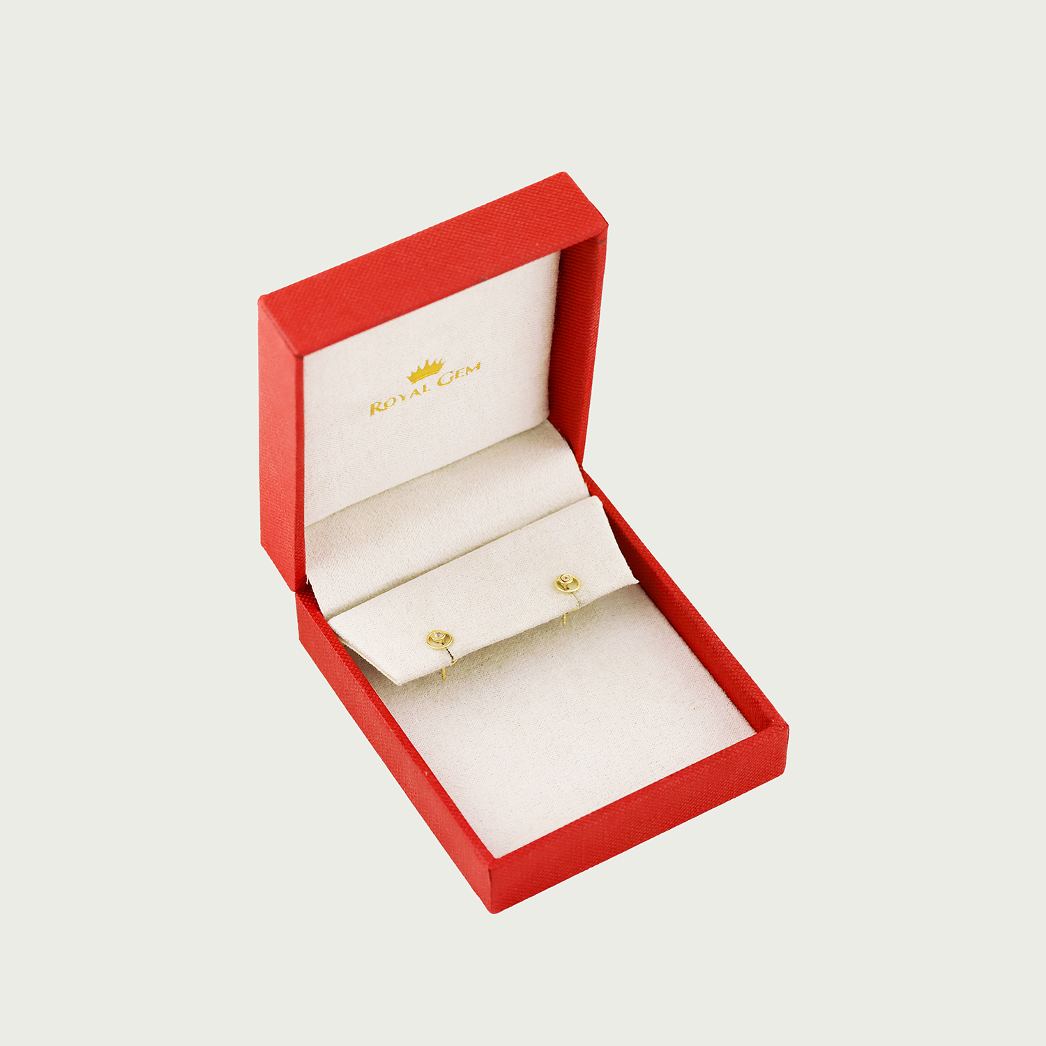 Clock-Out Chic Twist Gold Stud Earrings