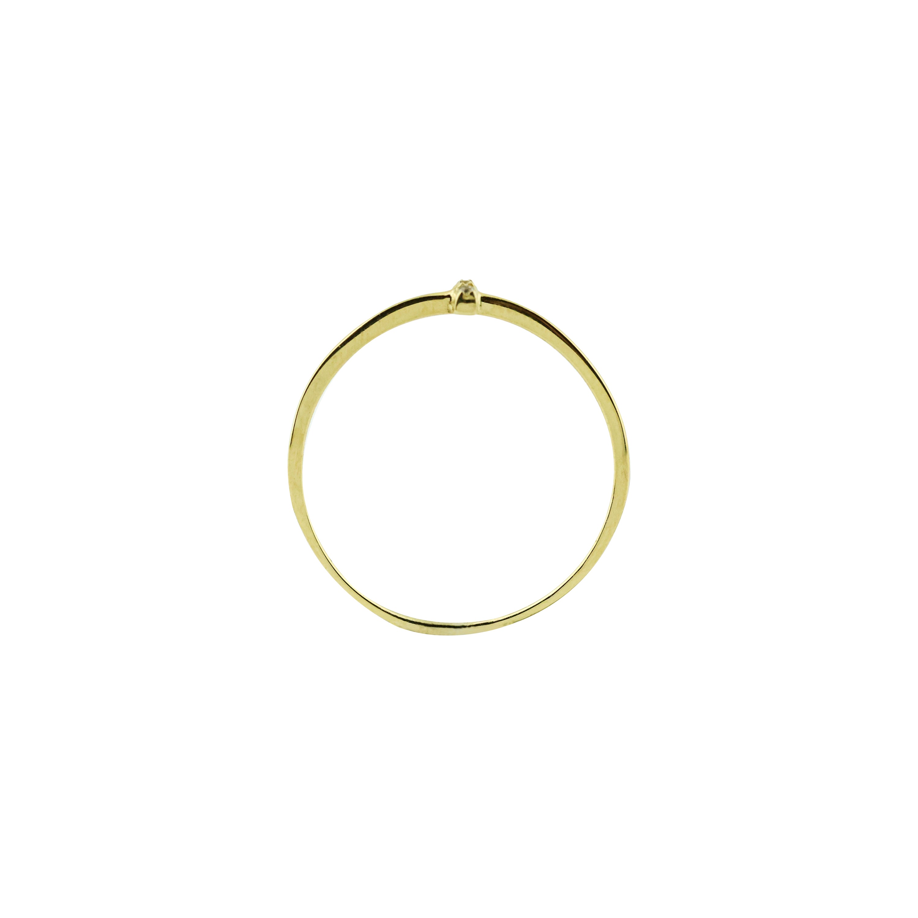 Sleek Move Three Gold Ring