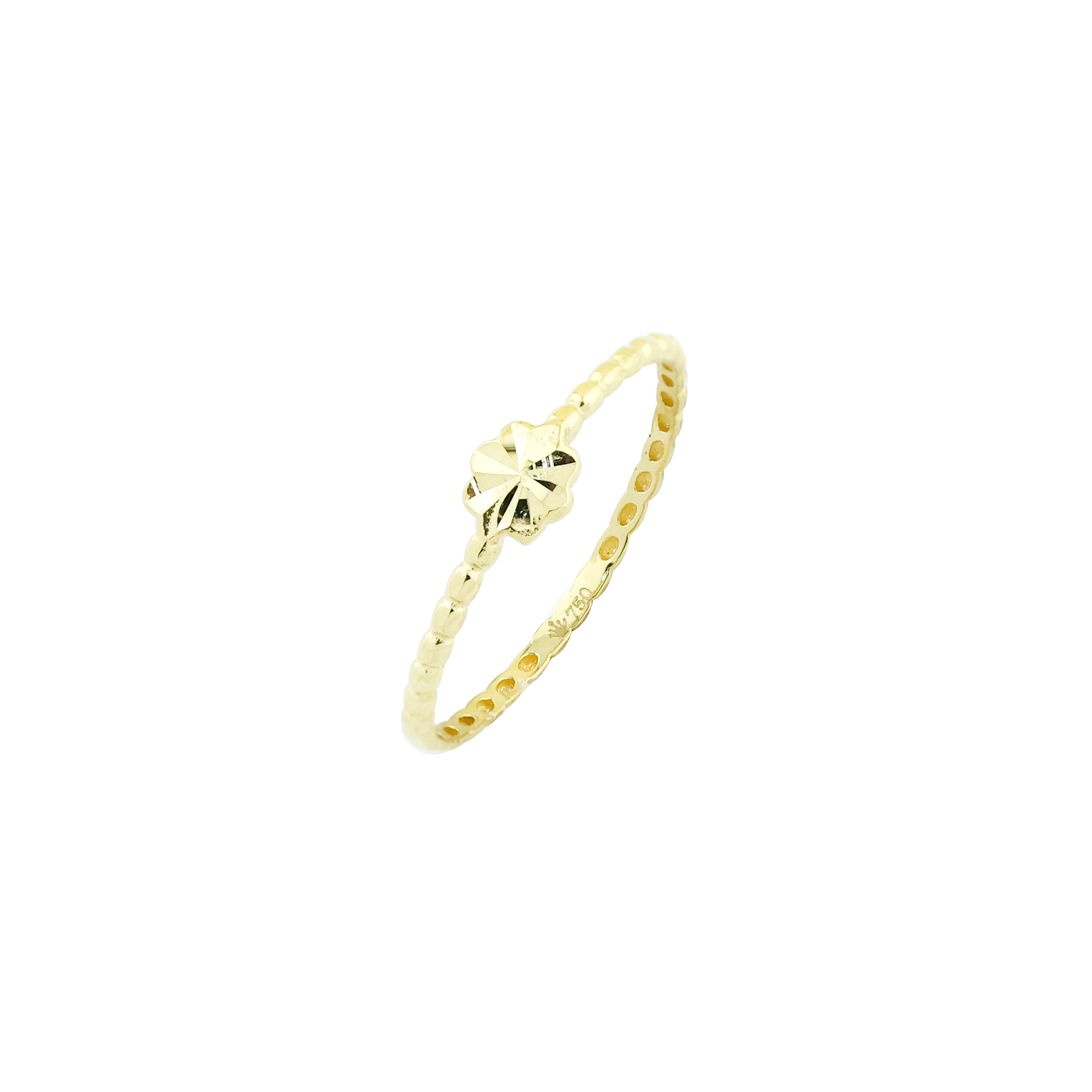 Clock-Out Chic Flower Gold Ring