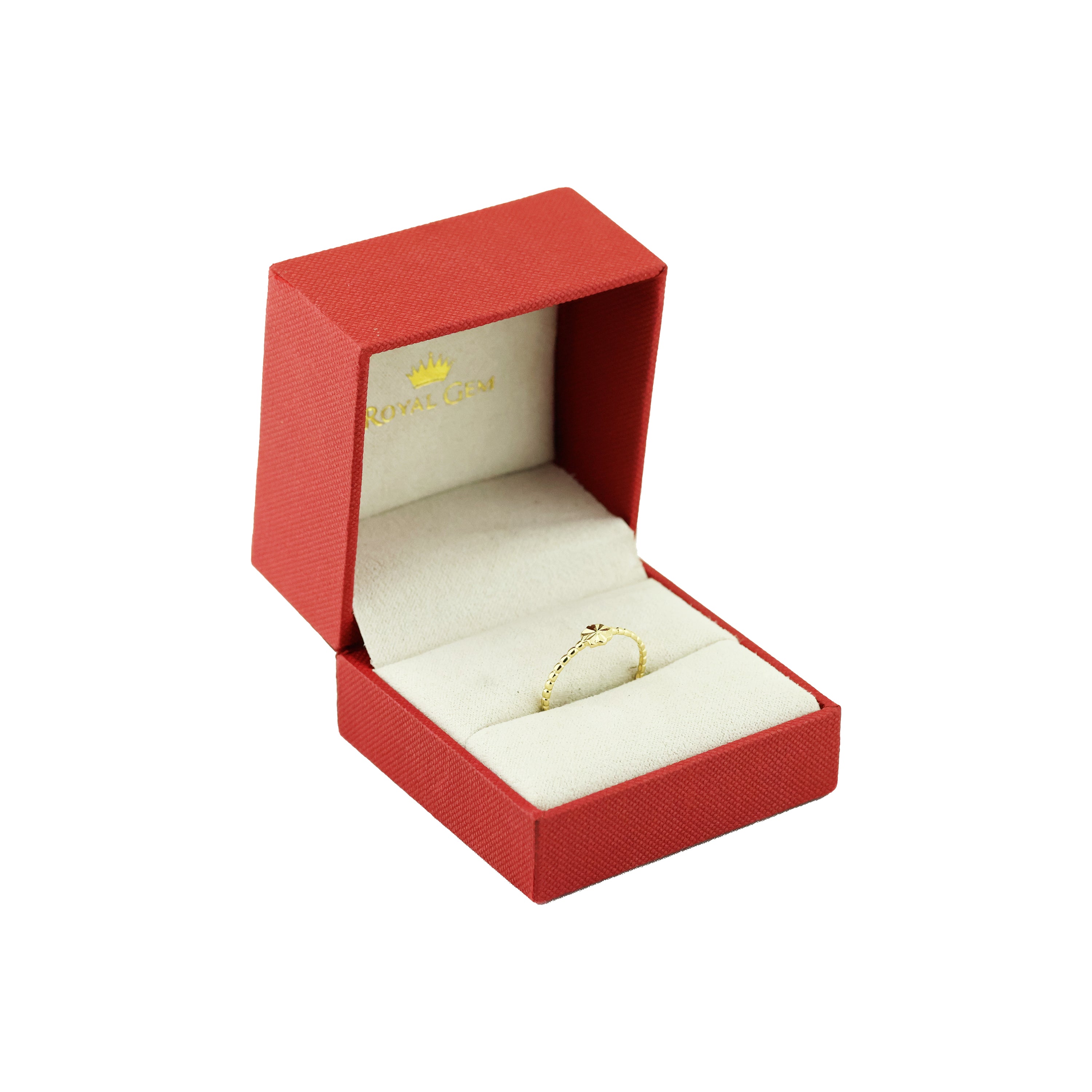 Clock-Out Chic Flower Gold Ring
