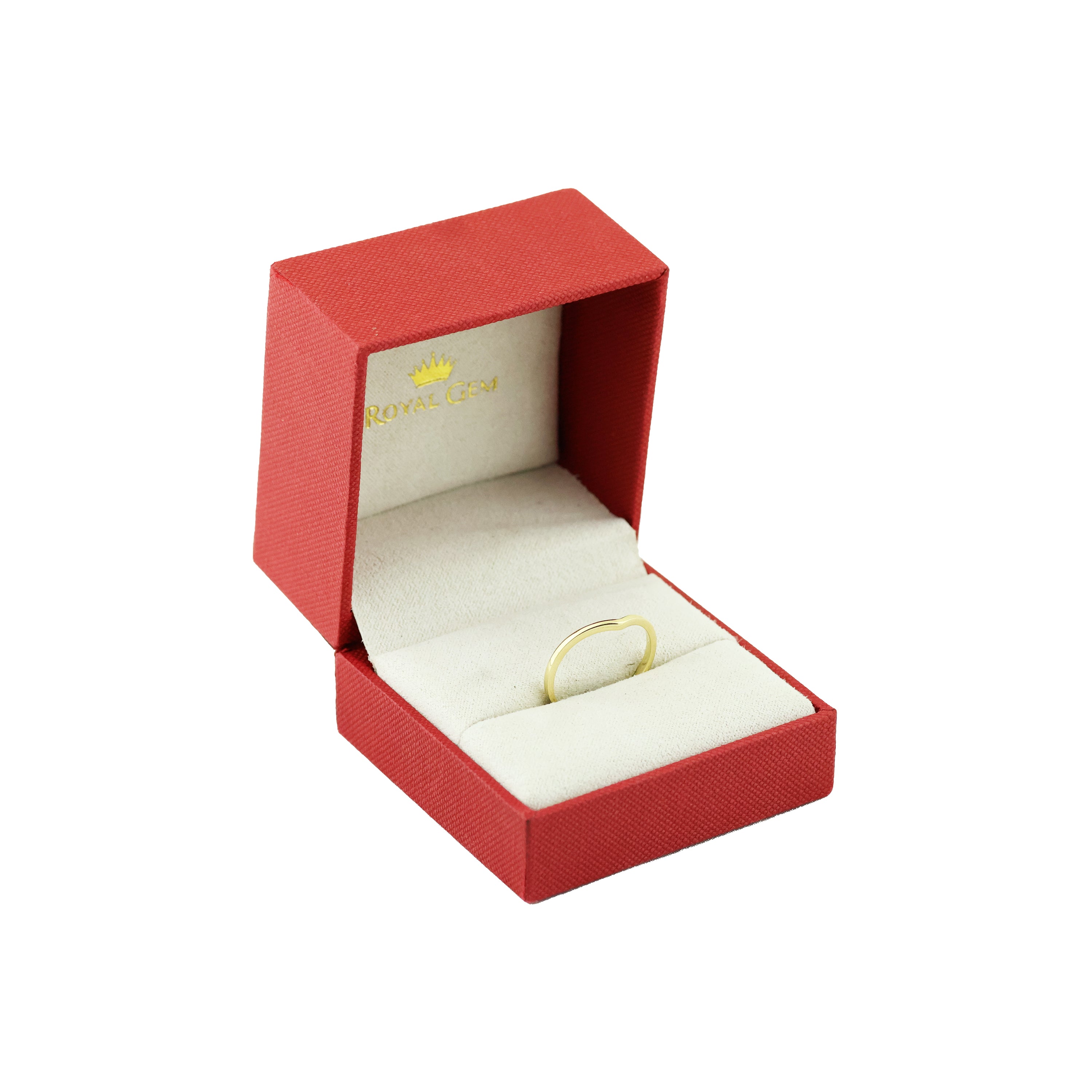 Sleek Move V Gold Ring