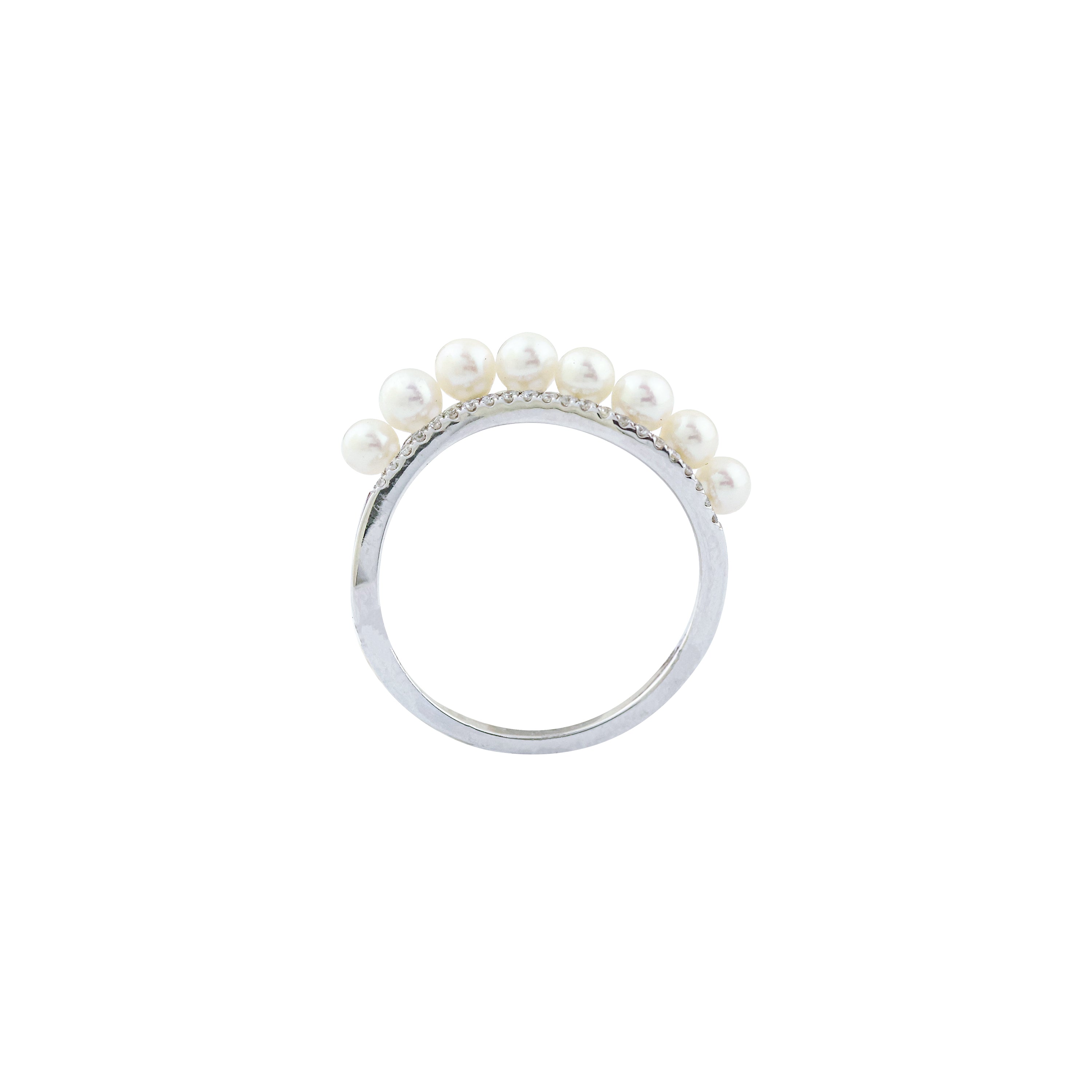 Ocean Wave Pearl Ring