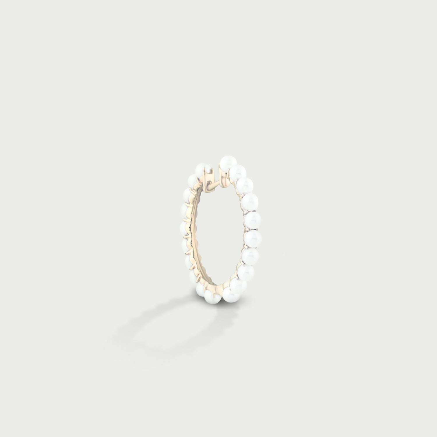 Ocean Muse Pearl Hoop Earrings
