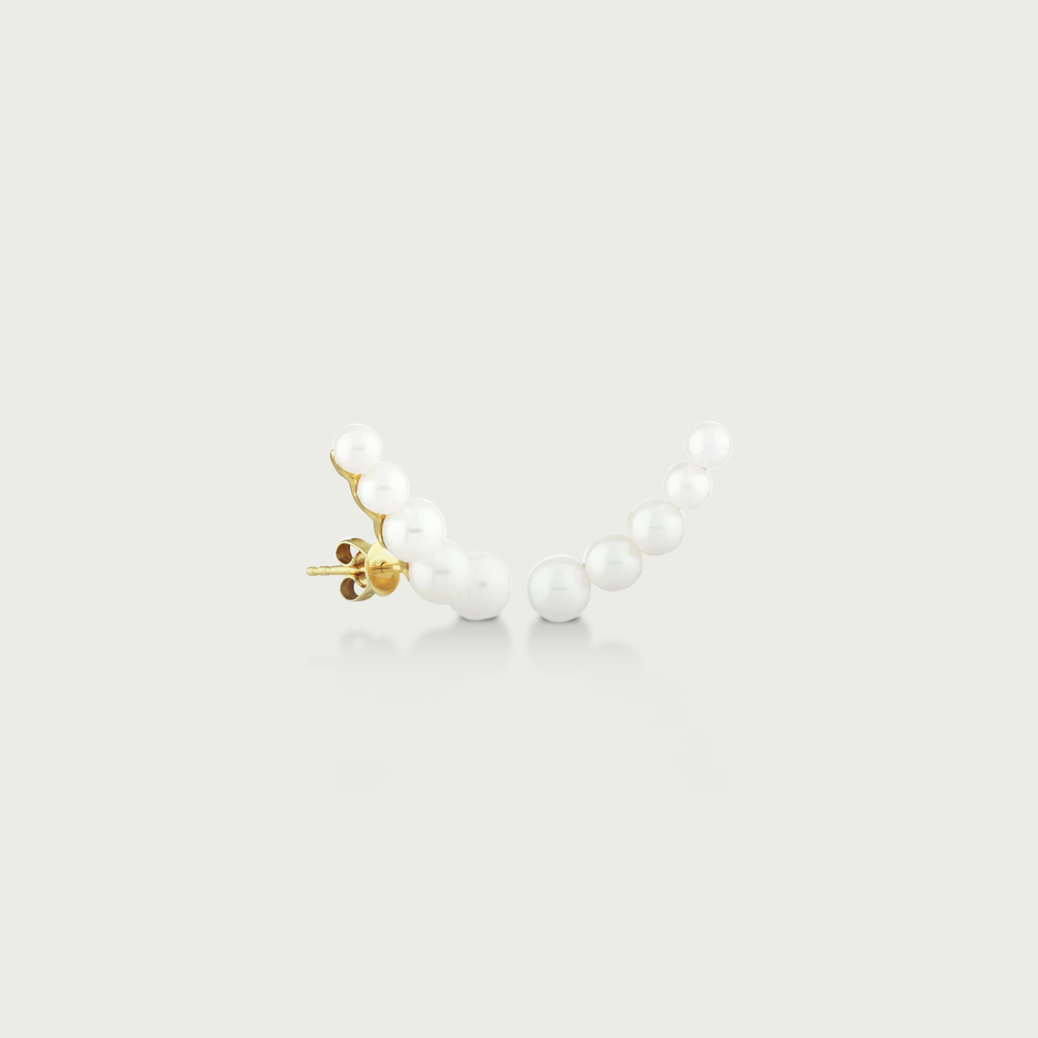 Hear the Waves Pearl Stud Earrings