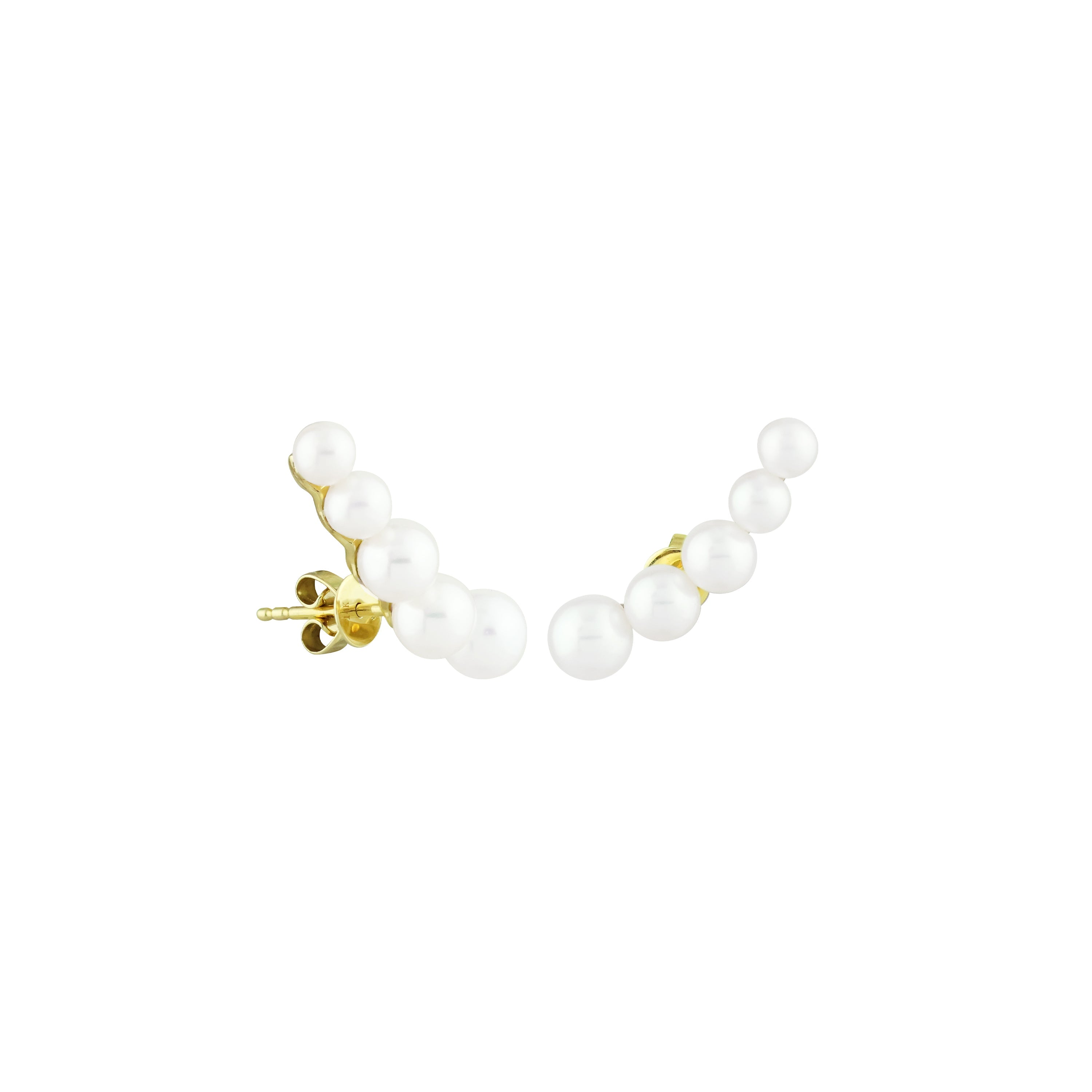 Hear the Waves Pearl Stud Earrings