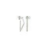 Hexa Gleam Diamond Hoop Earrings