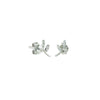 Petal Sparkle Diamond Stud Earrings