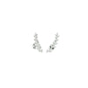 Floral Radiance Diamond Crawler Earrings