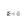 Floral Gleam Diamond Stud Earrings