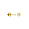Stellar Solitude Diamond Stud Earrings