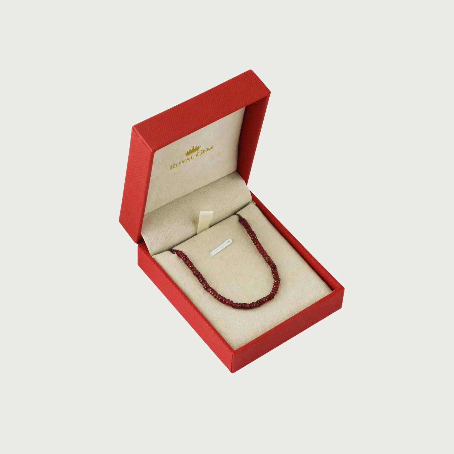 Ruby Solstice Beaded Necklace