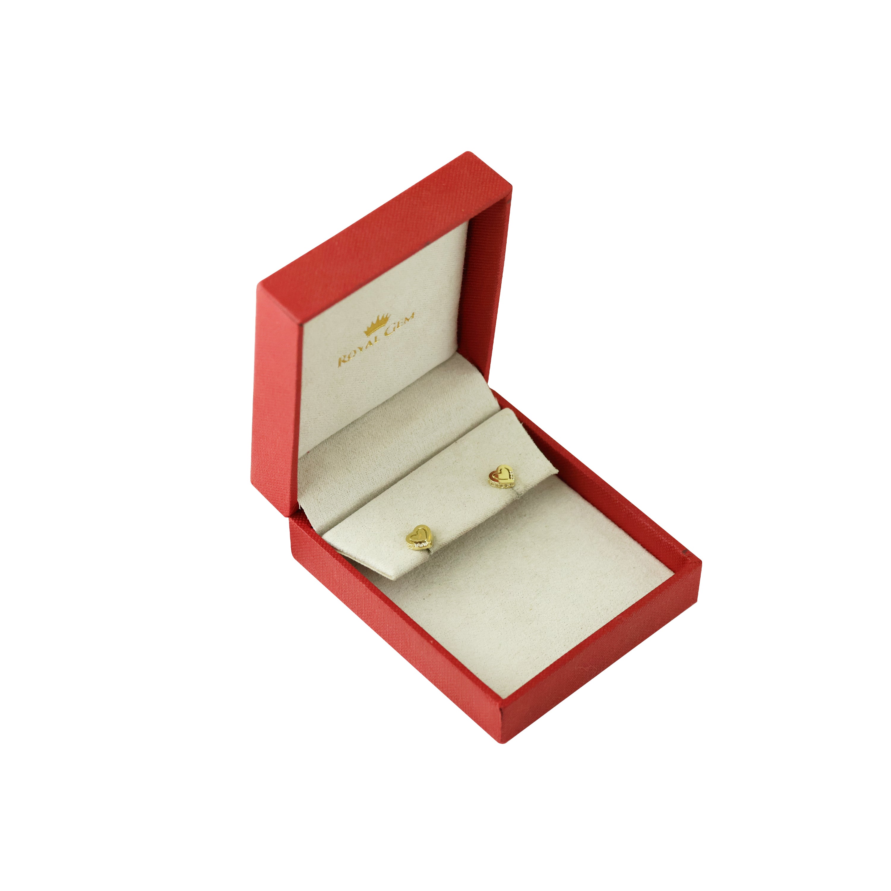 Heartline Edit Gold Stud Earrings