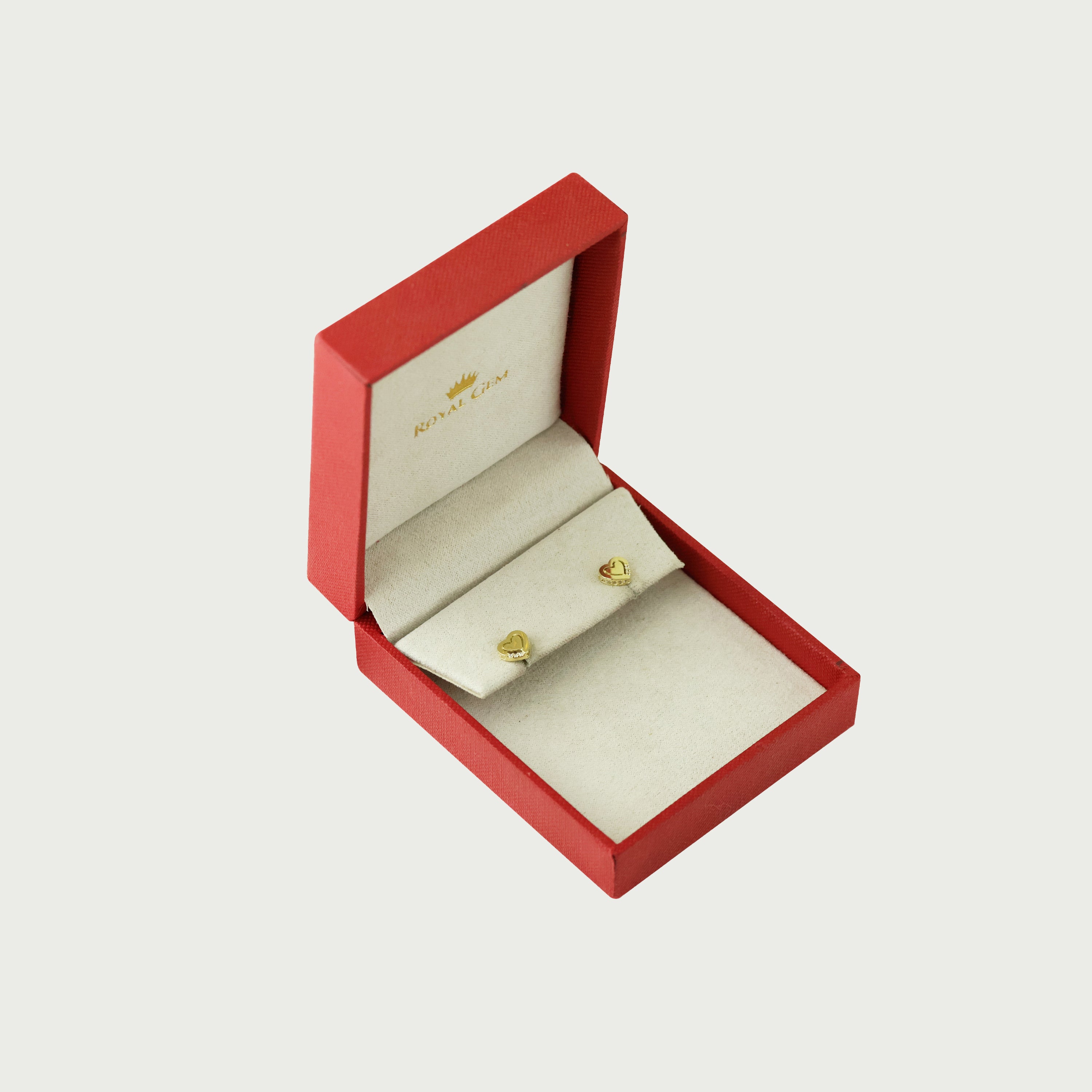 Heartline Edit Gold Stud Earrings
